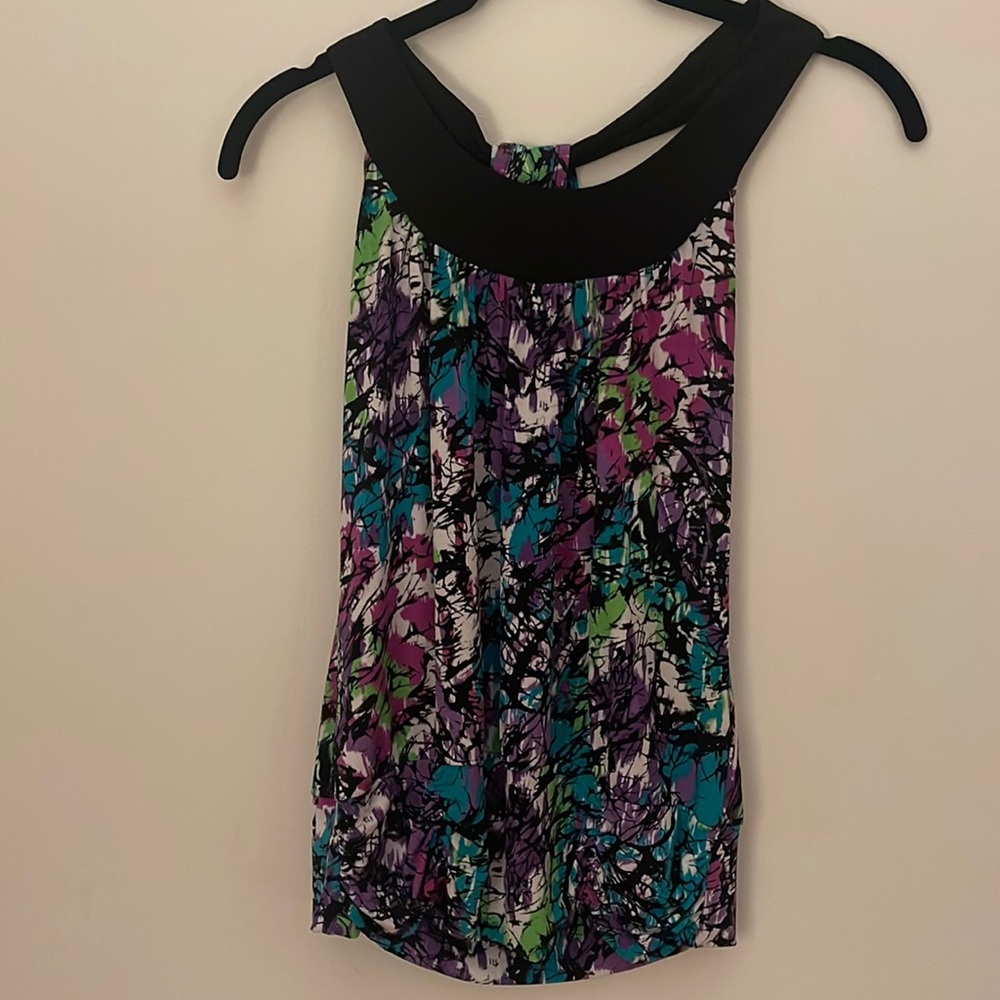 Multicolored dress top